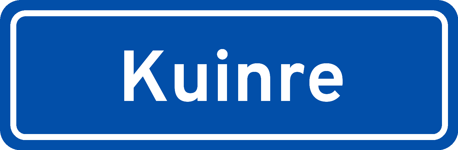 Plaatsnaambord Kuinre