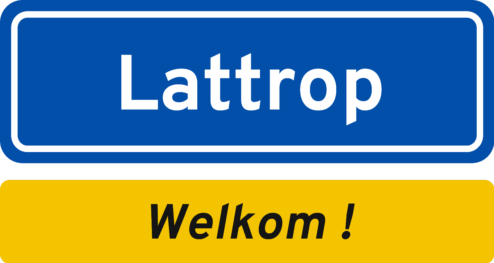 Welkomstbord Lattrop