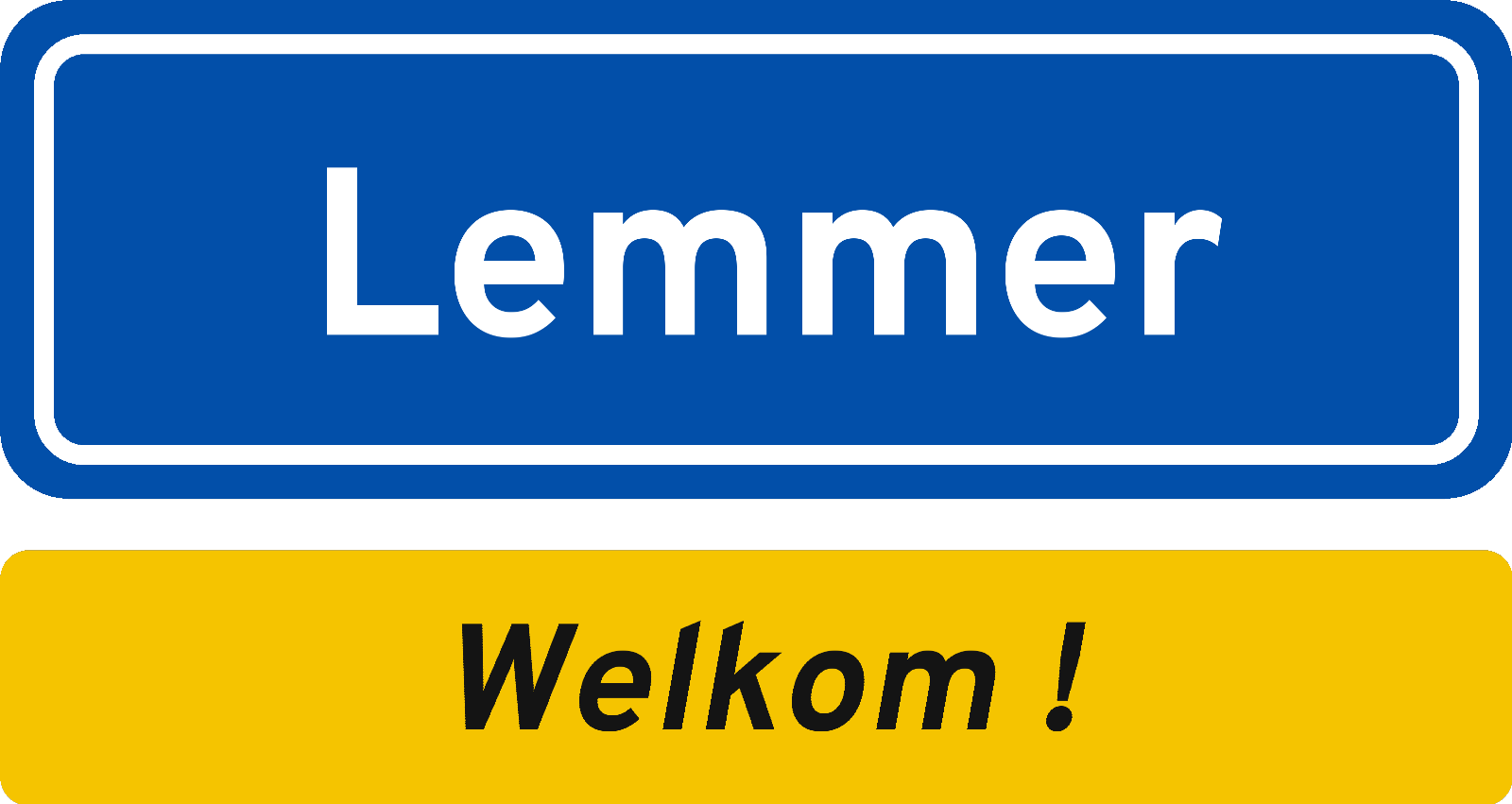 Welkomstbord Lemmer