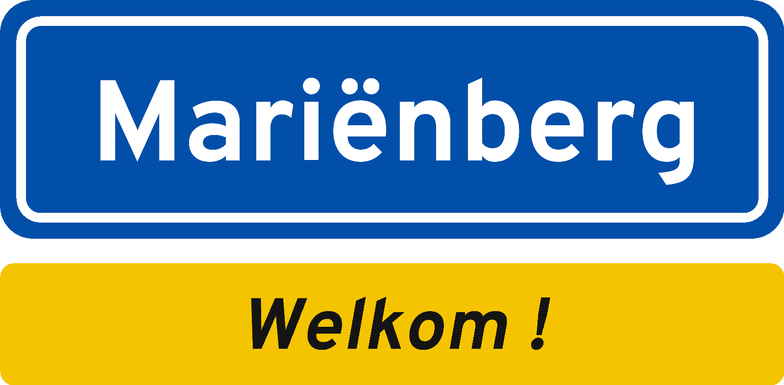 Welkomstbord Mariënberg