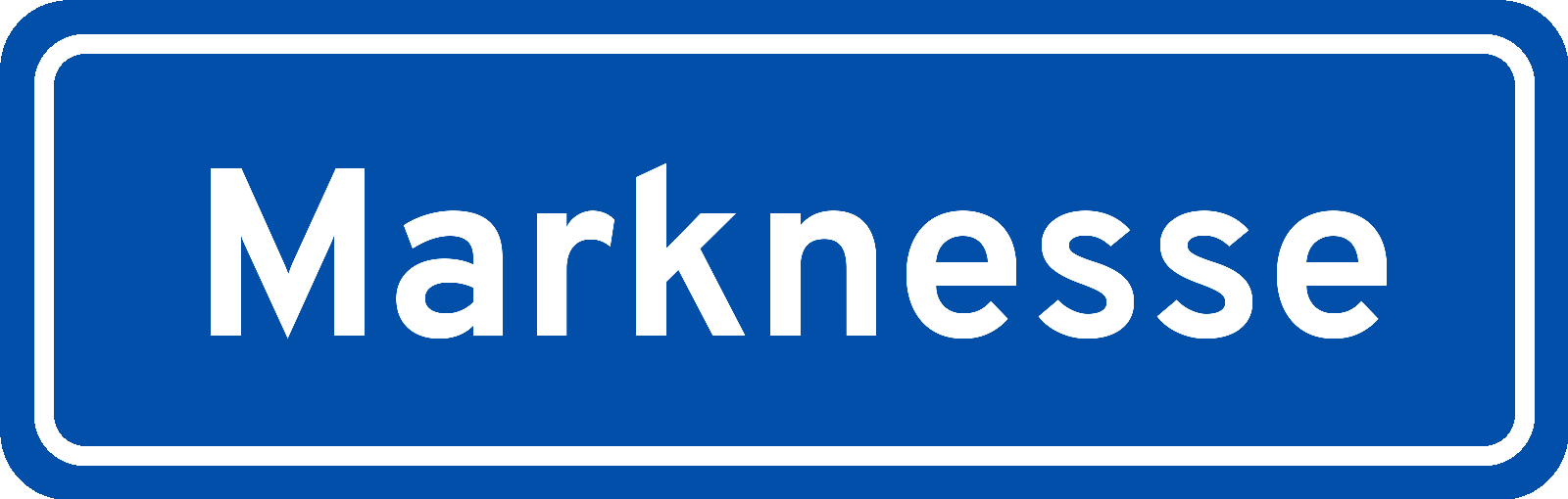 Plaatsnaambord Marknesse