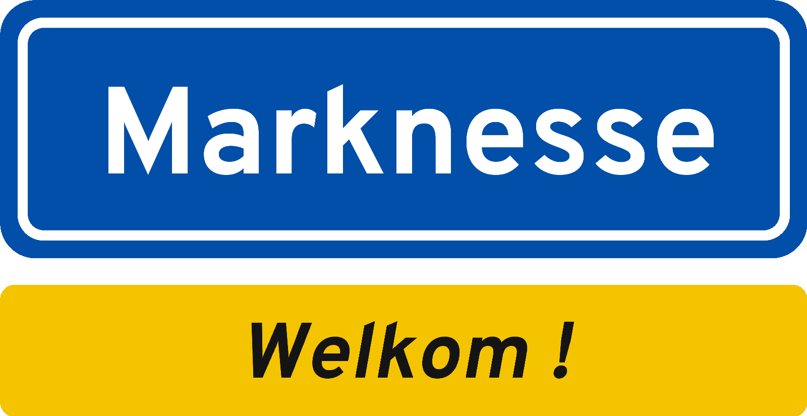 Welkomstbord Marknesse