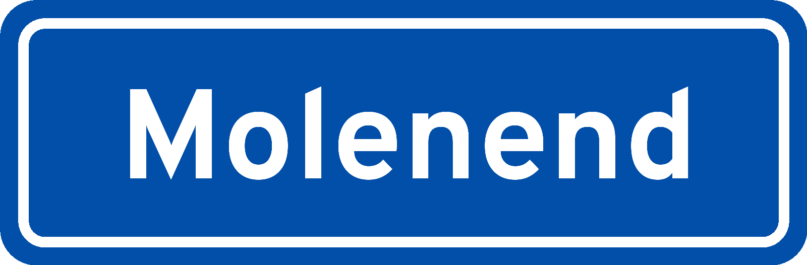 Plaatsnaambord Molenend