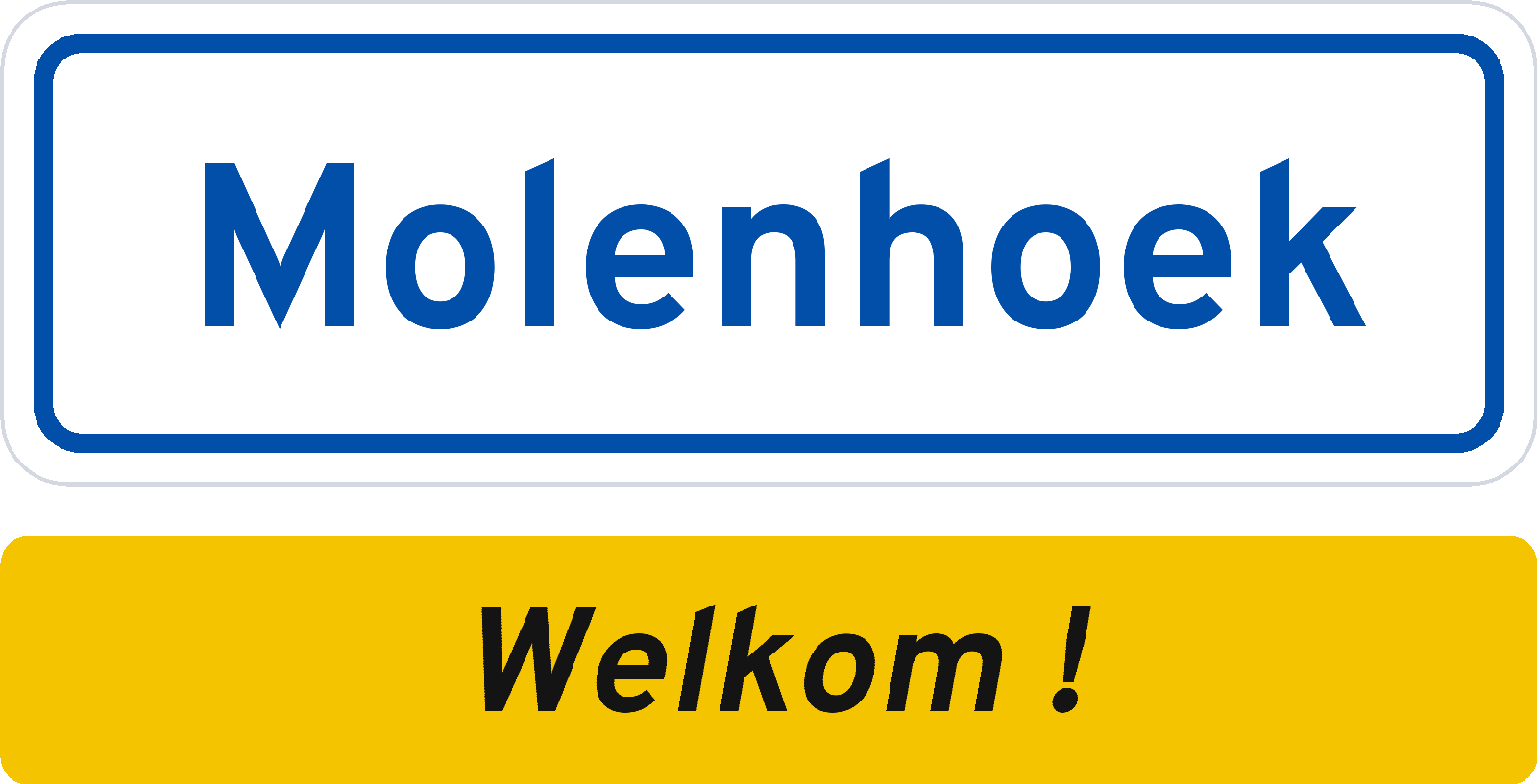 Welkomstbord Molenhoek