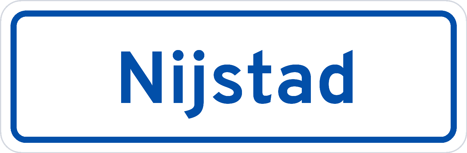 Plaatsnaambord Nijstad