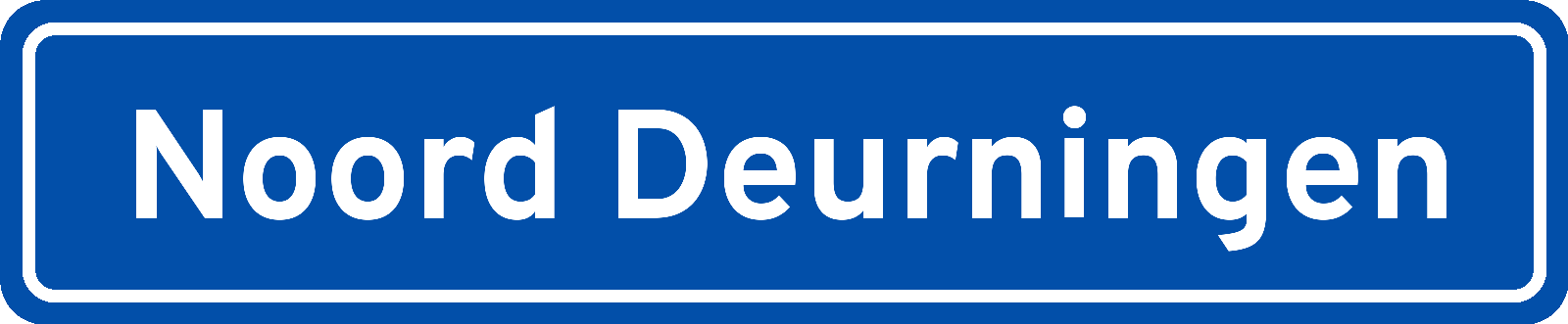 Plaatsnaambord Noord Deurningen