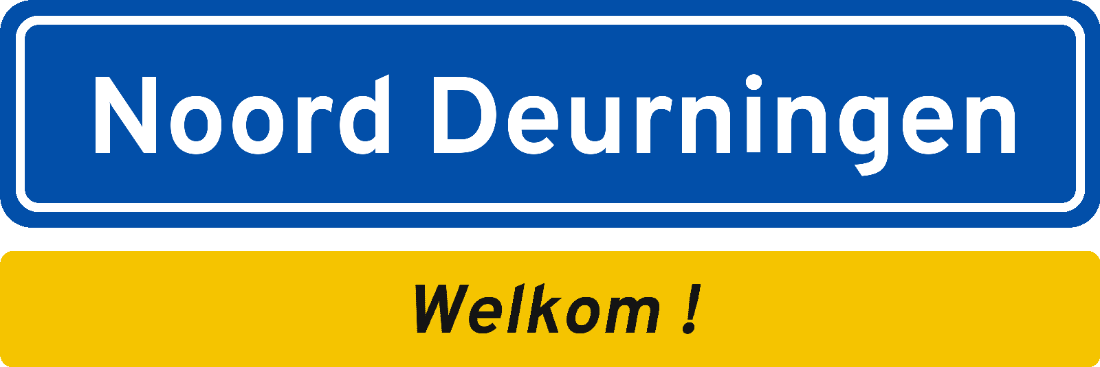 Welkomstbord Noord Deurningen