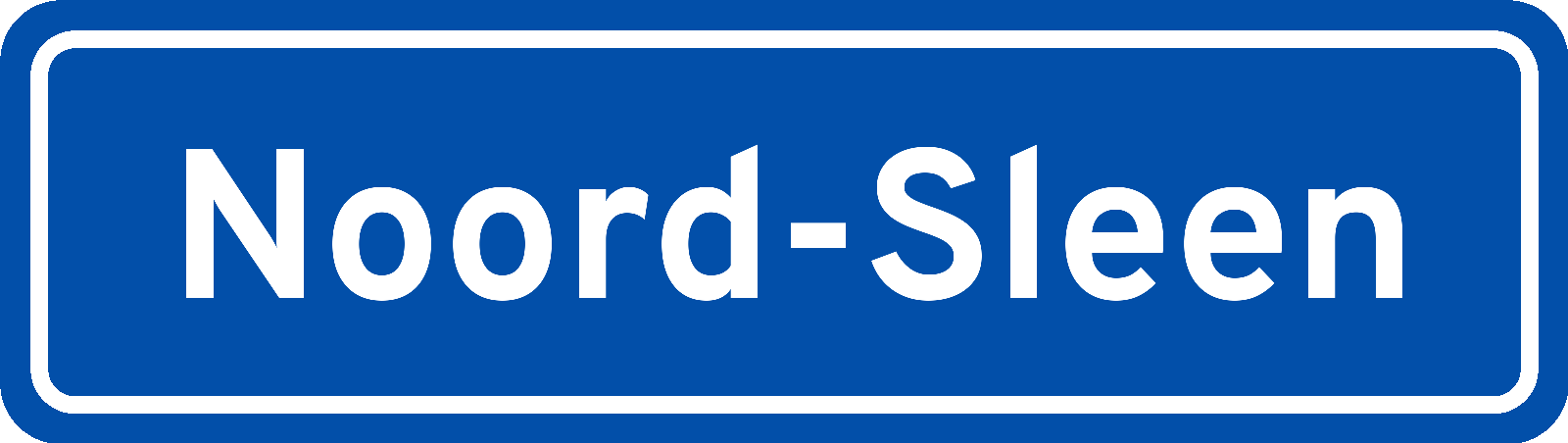Plaatsnaambord Noord-Sleen