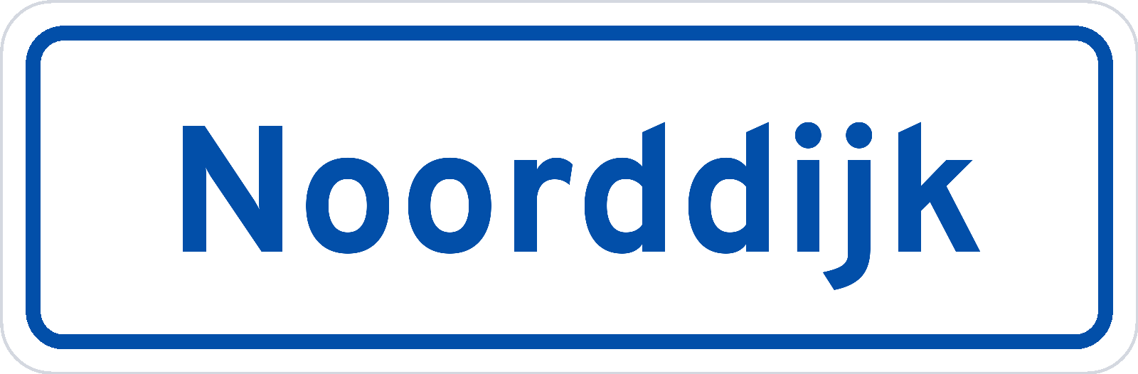Plaatsnaambord Noorddijk