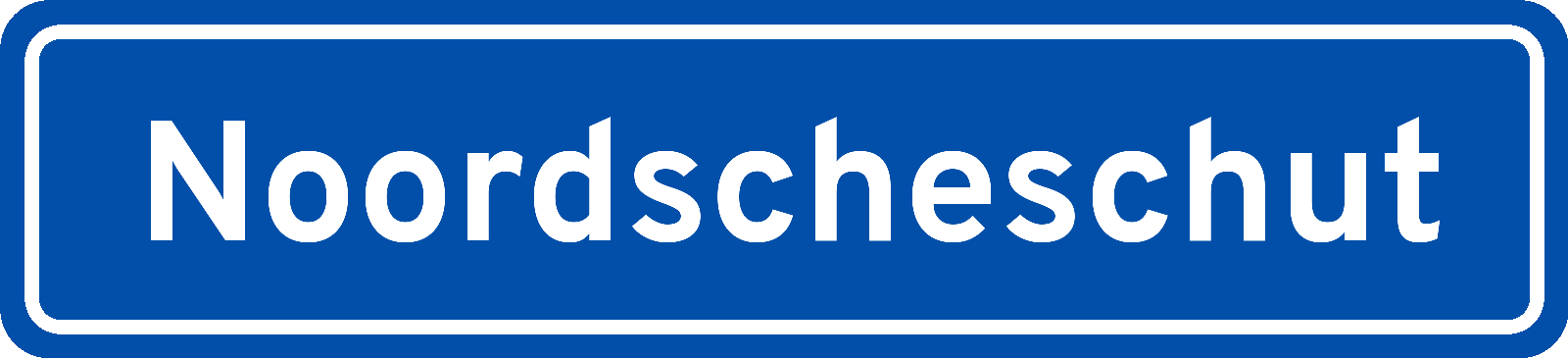 Plaatsnaambord Noordscheschut