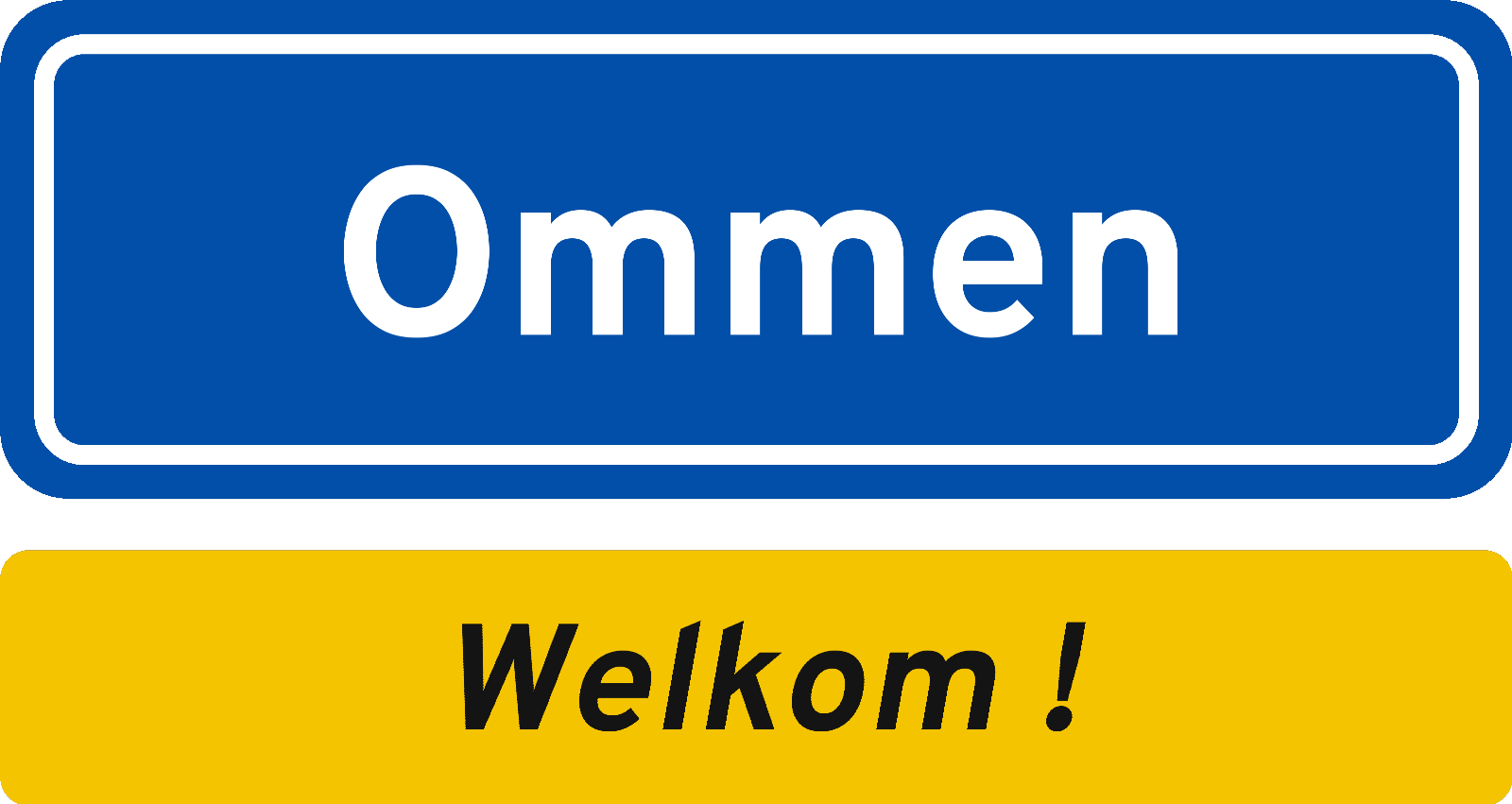 Welkomstbord Ommen