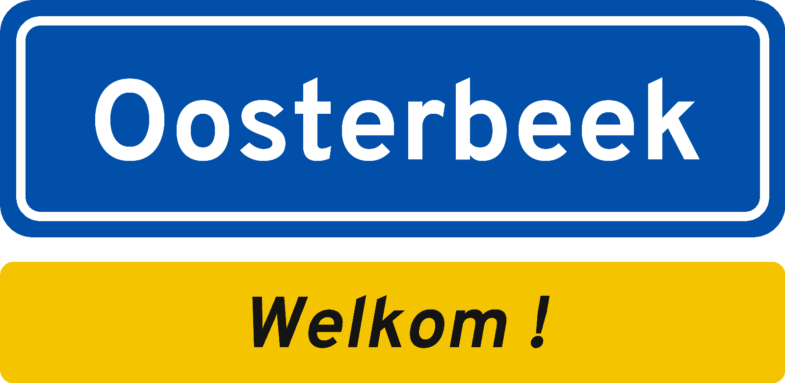 Welkomstbord Oosterbeek