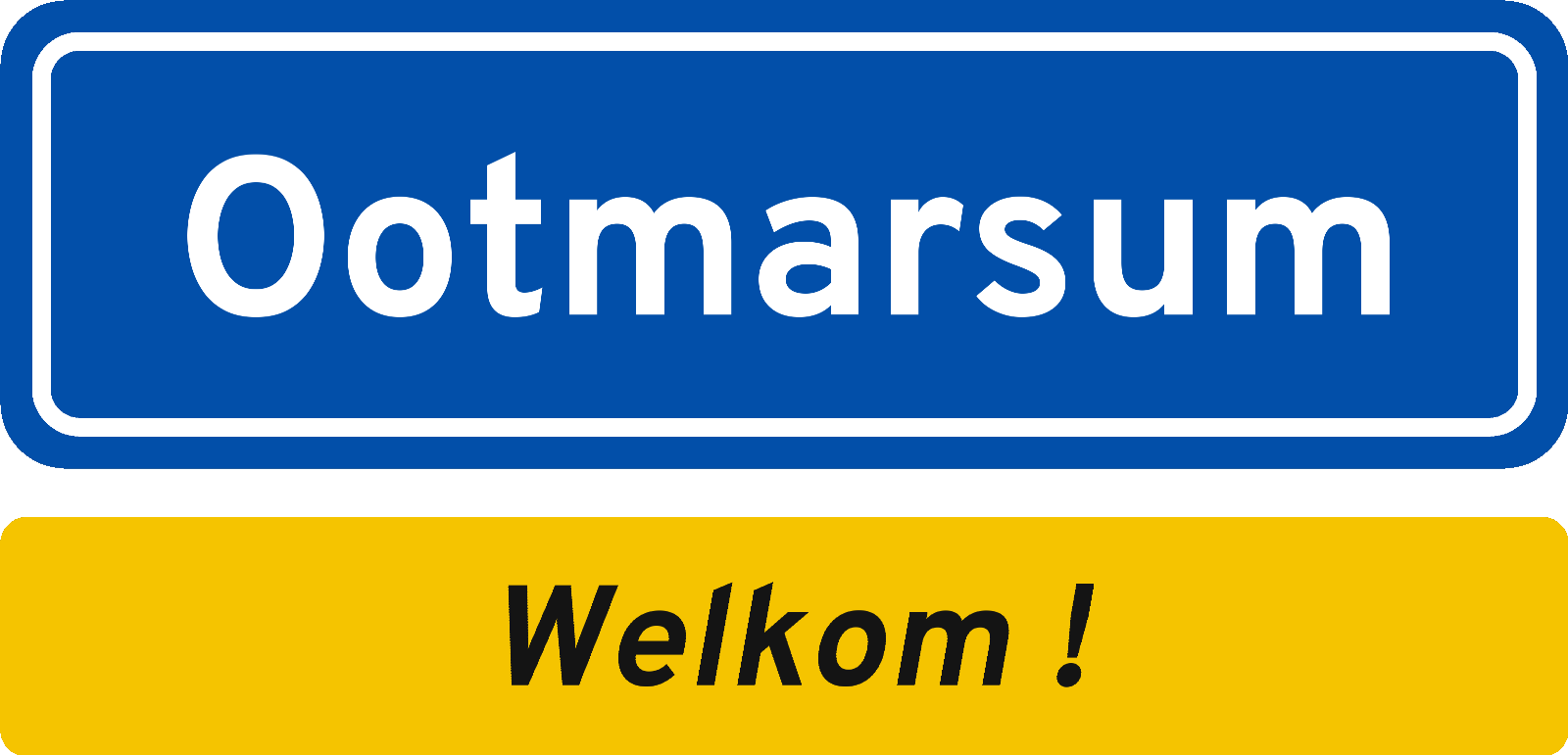 Welkomstbord Ootmarsum