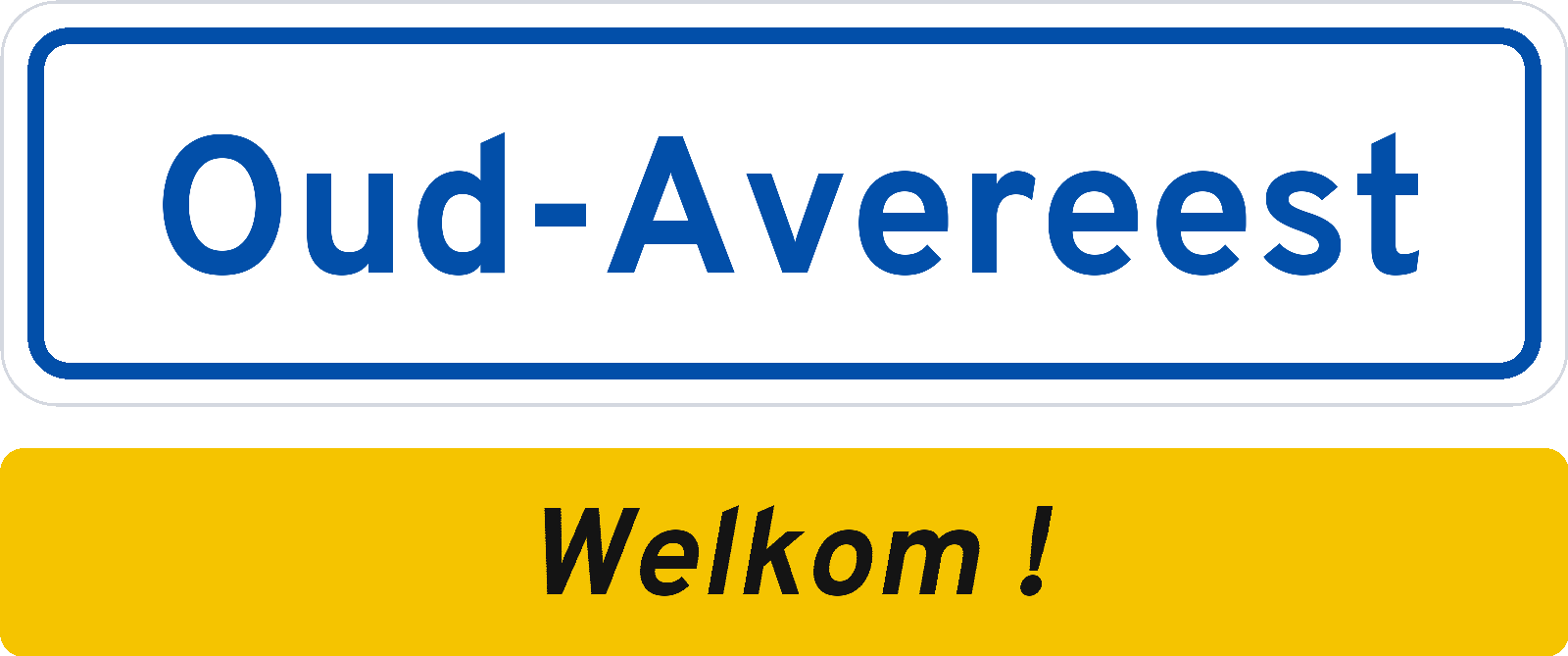 Welkomstbord Oud-Avereest