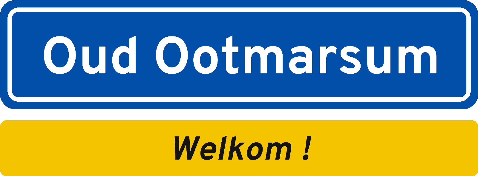 Welkomstbord Oud Ootmarsum