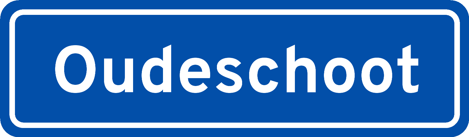 Plaatsnaambord Oudeschoot