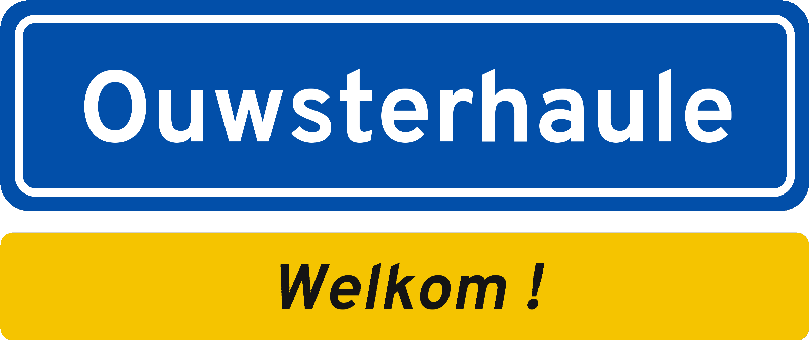 Welkomstbord Ouwsterhaule