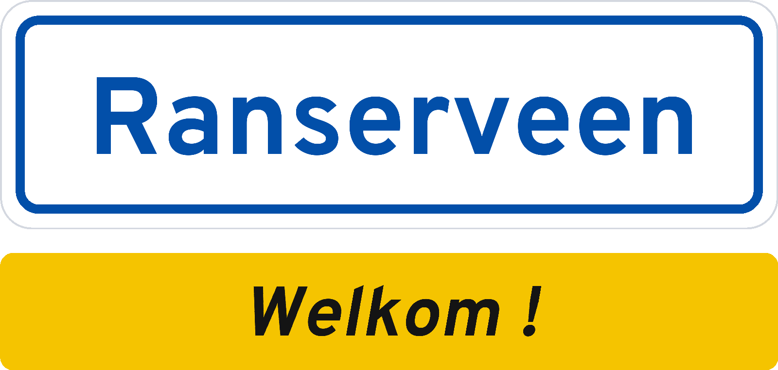 Welkomstbord Ranserveen