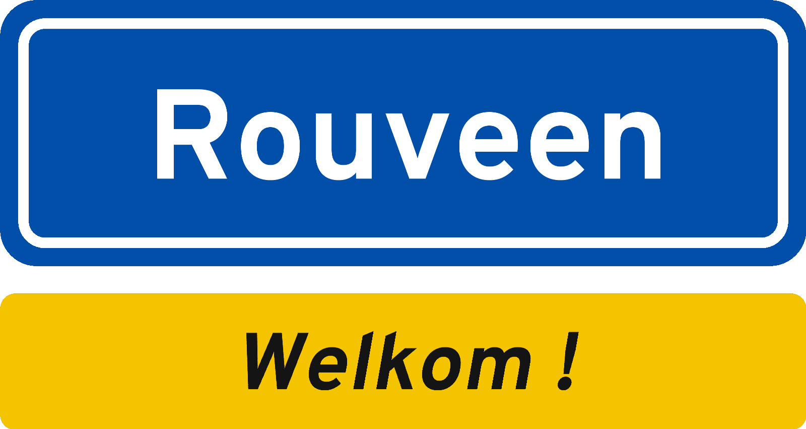 Welkomstbord Rouveen