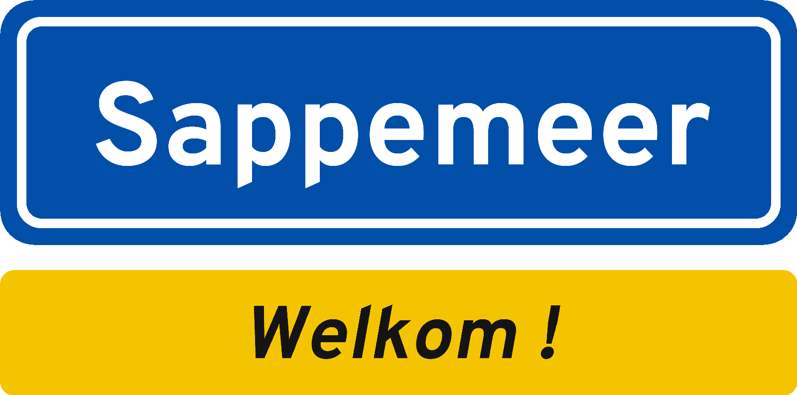 Welkomstbord Sappemeer