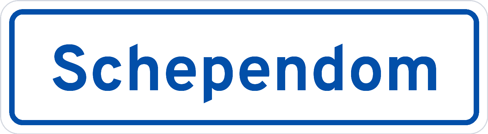 Plaatsnaambord Schependom