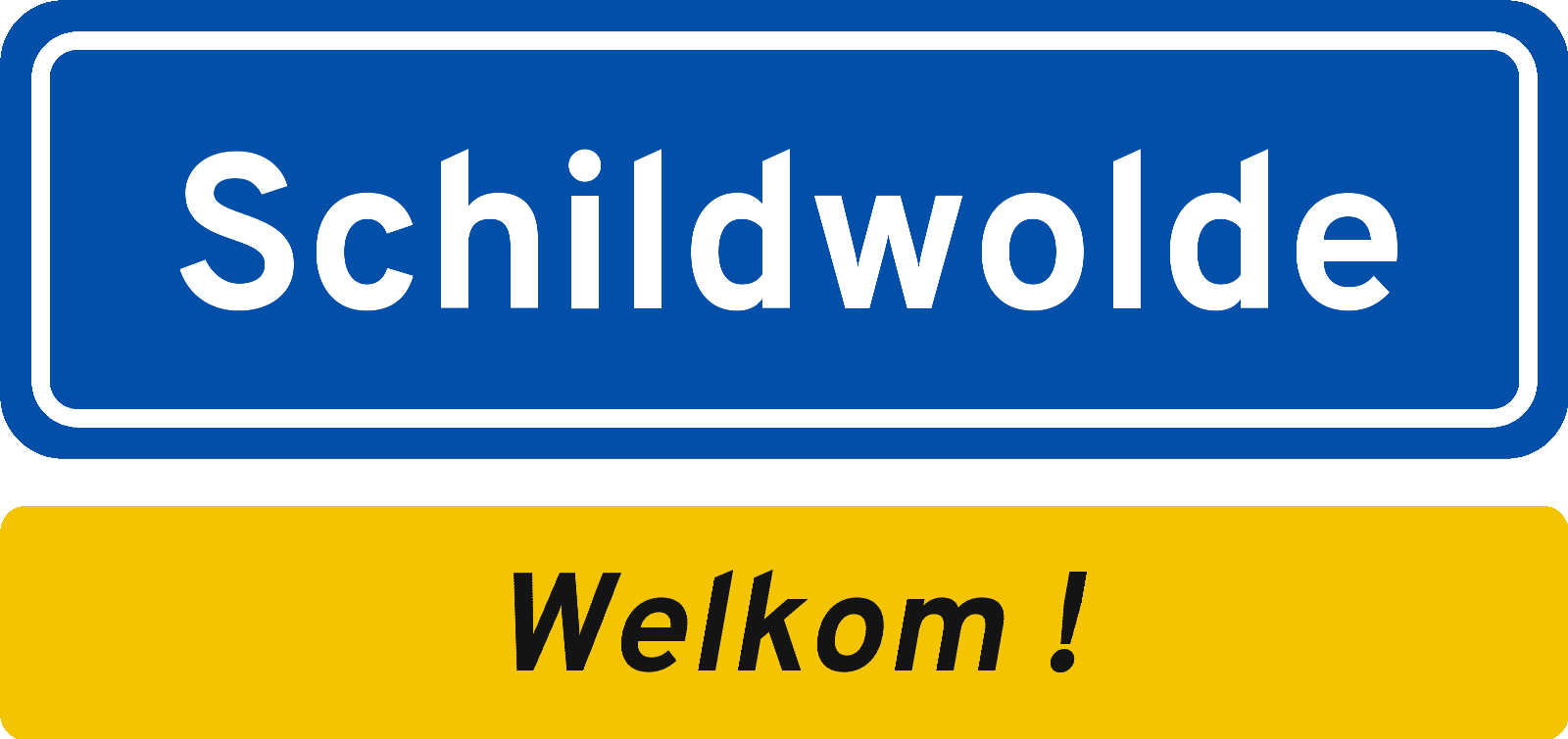 Welkomstbord Schildwolde