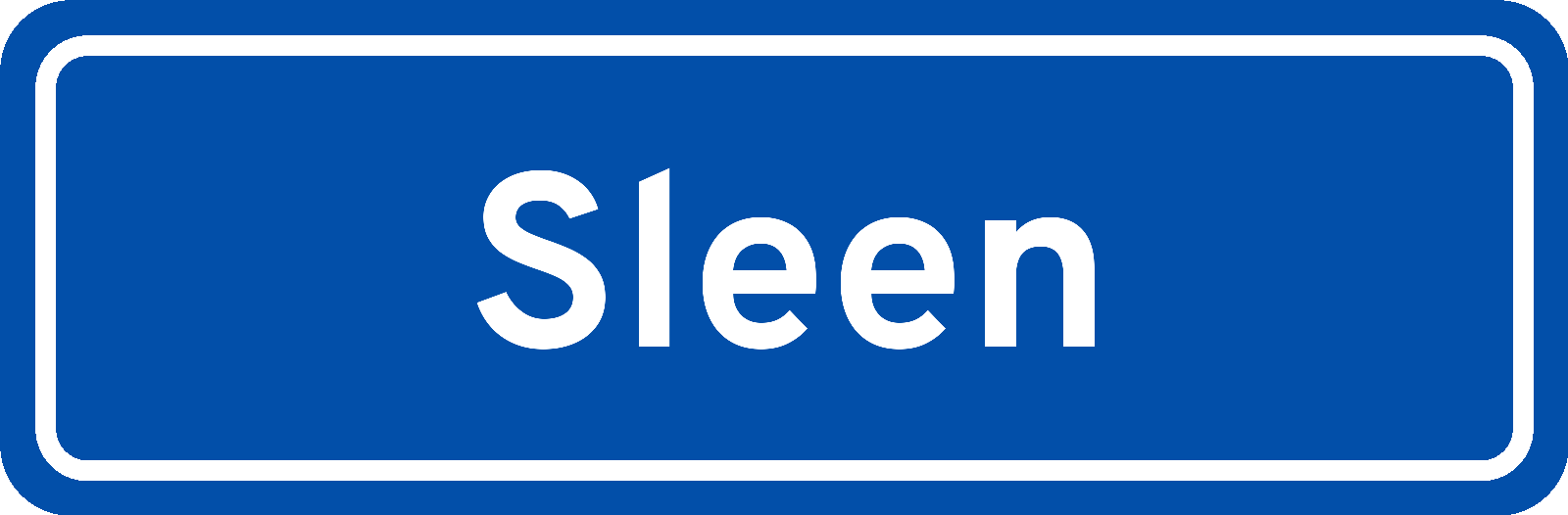Plaatsnaambord Sleen