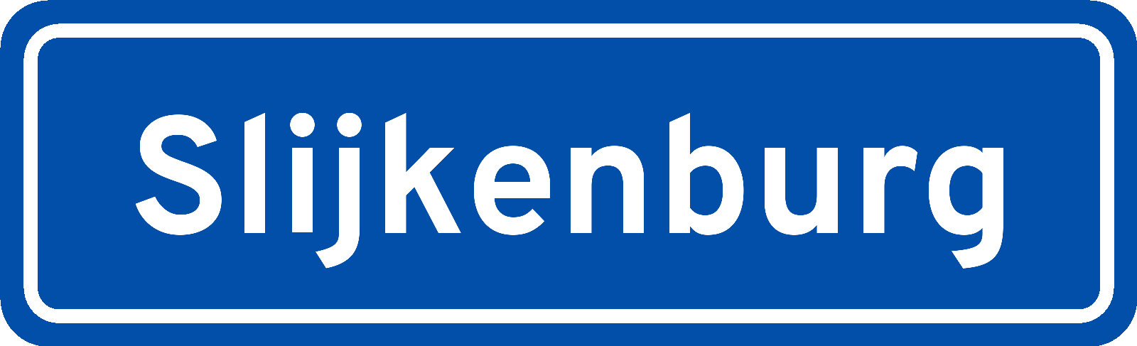 Plaatsnaambord Slijkenburg