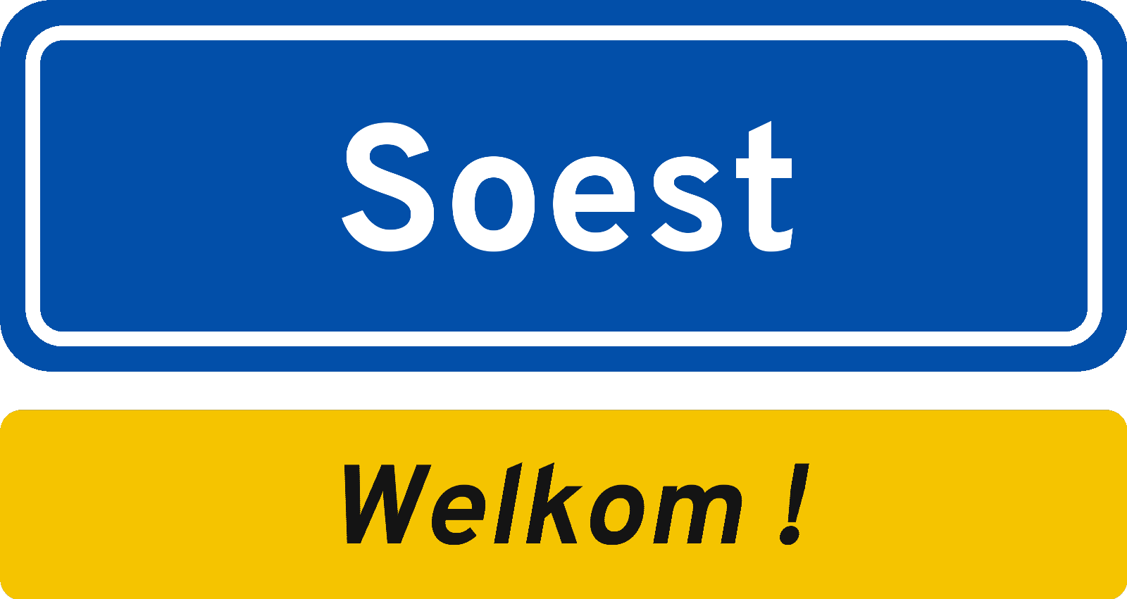 Welkomstbord Soest