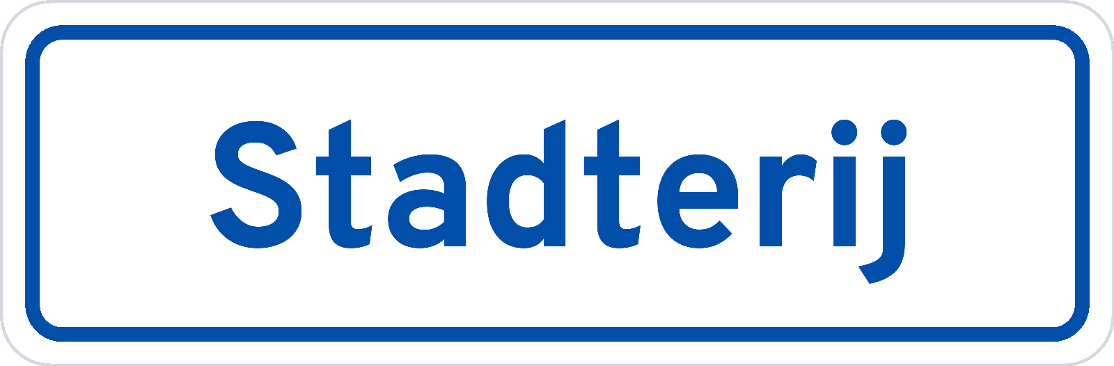 Plaatsnaambord Stadterij
