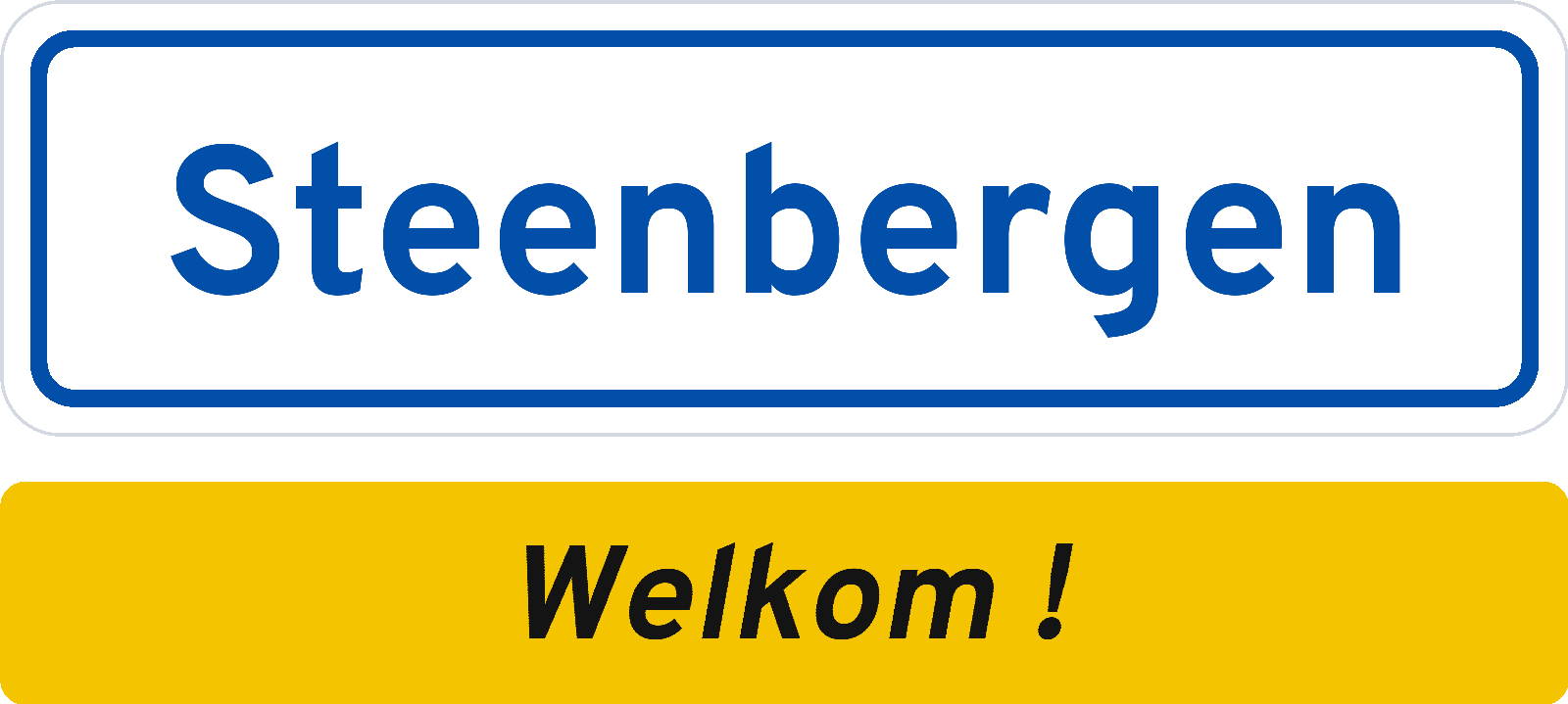 Welkomstbord Steenbergen