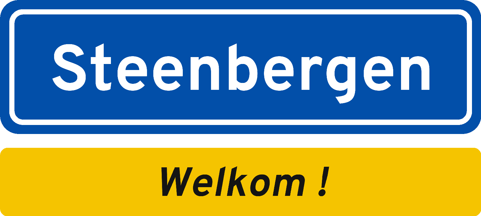 Welkomstbord Steenbergen