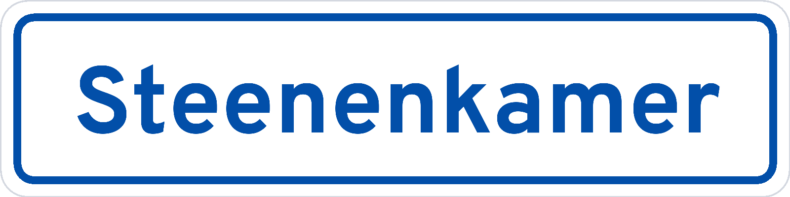 Plaatsnaambord Steenenkamer