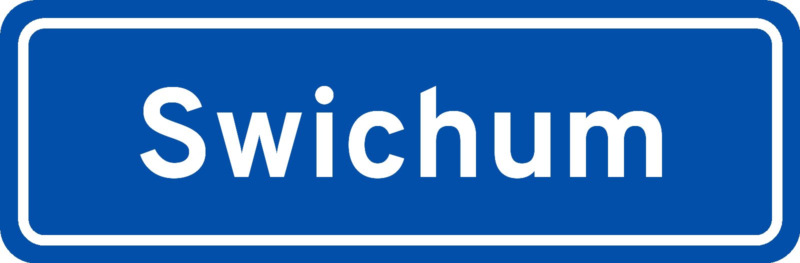 Plaatsnaambord Swichum