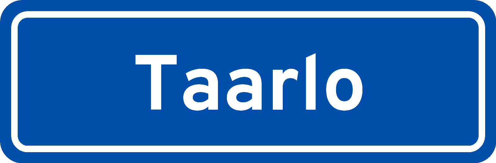 Plaatsnaambord Taarlo