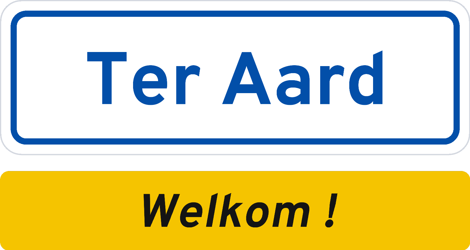 Welkomstbord Ter Aard