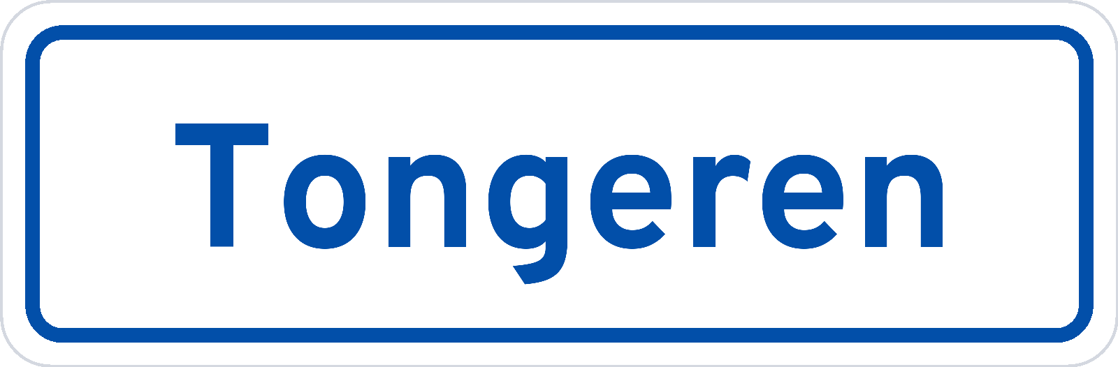 Plaatsnaambord Tongeren