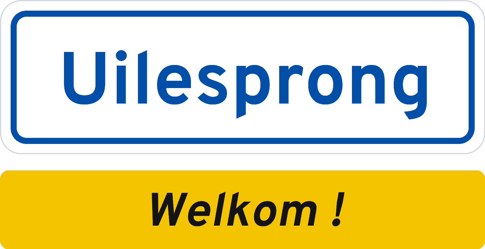 Welkomstbord Uilesprong
