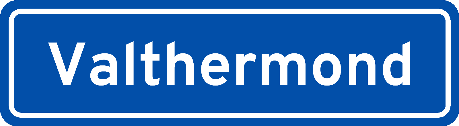 Plaatsnaambord Valthermond