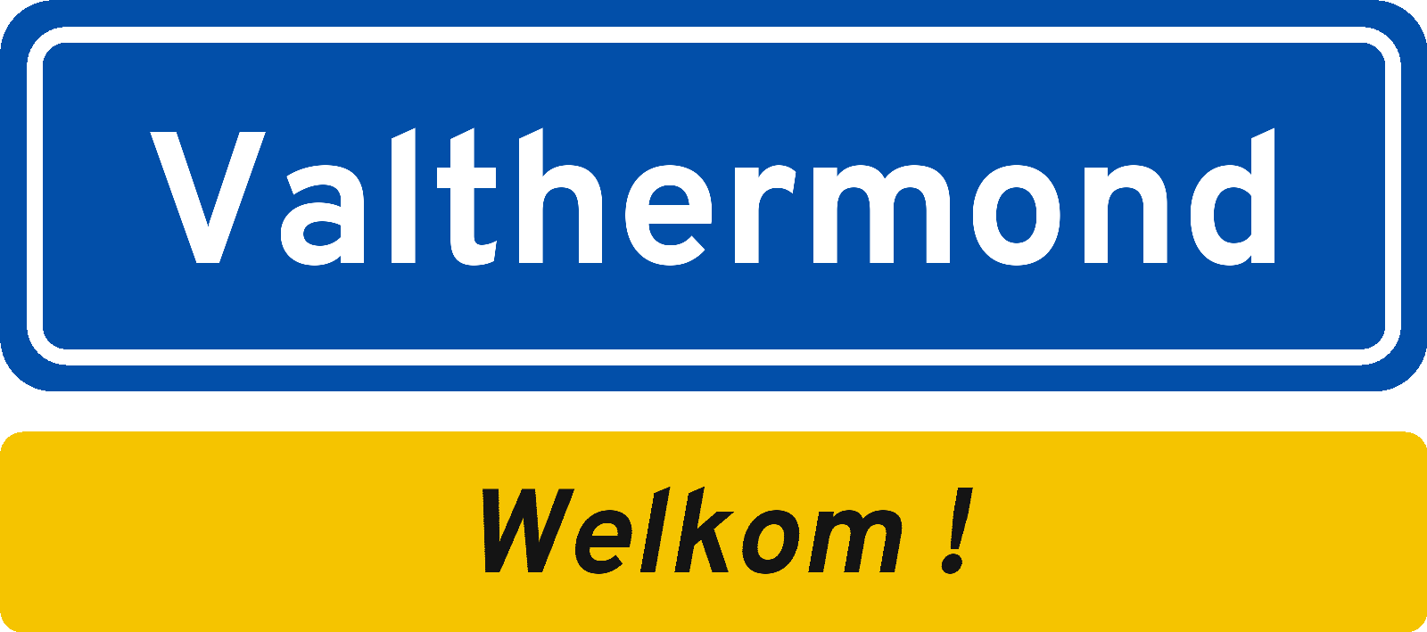 Welkomstbord Valthermond