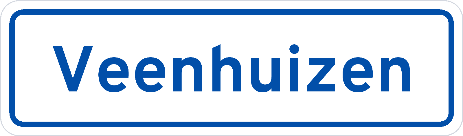 Plaatsnaambord Veenhuizen