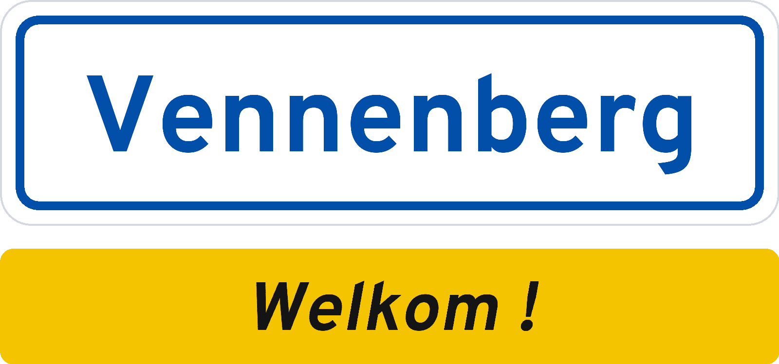 Welkomstbord Vennenberg