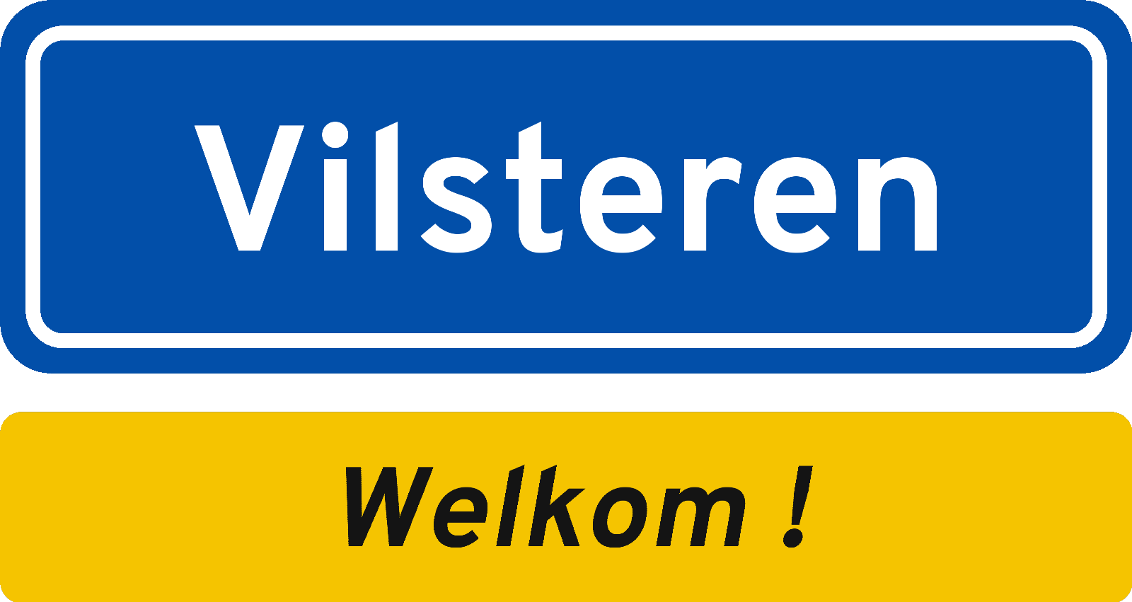 Welkomstbord Vilsteren