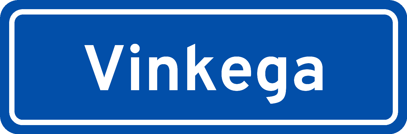 Plaatsnaambord Vinkega