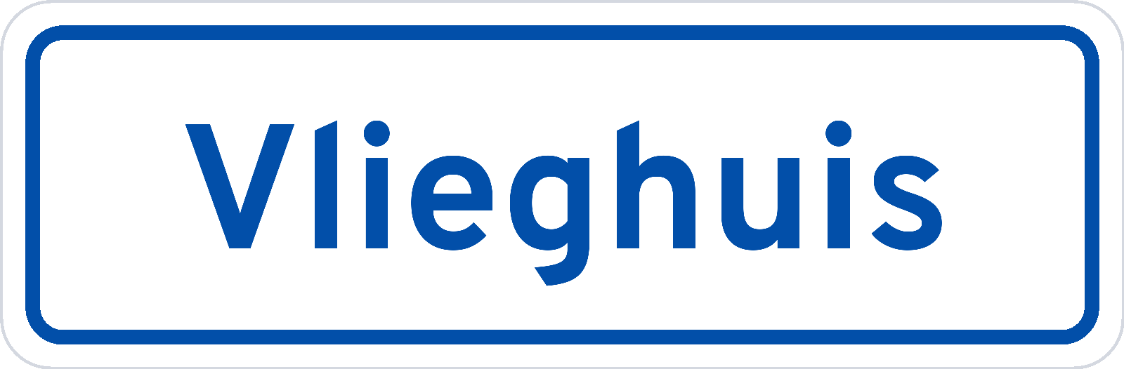 Plaatsnaambord Vlieghuis