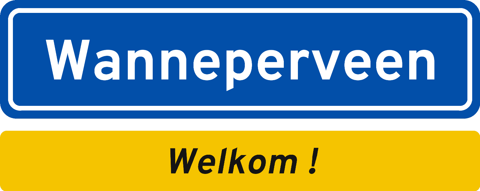 Welkomstbord Wanneperveen