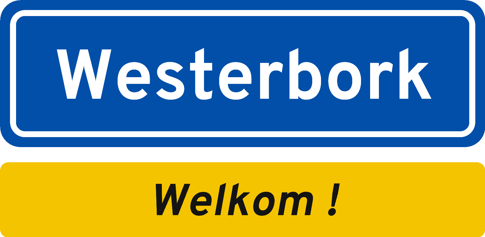 Welkomstbord Westerbork