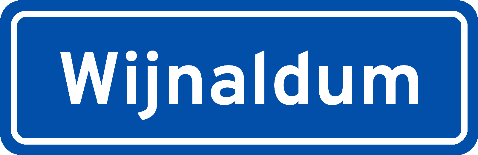 Plaatsnaambord Wijnaldum