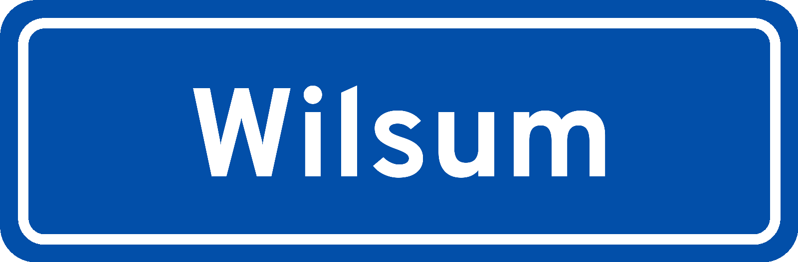 Plaatsnaambord Wilsum