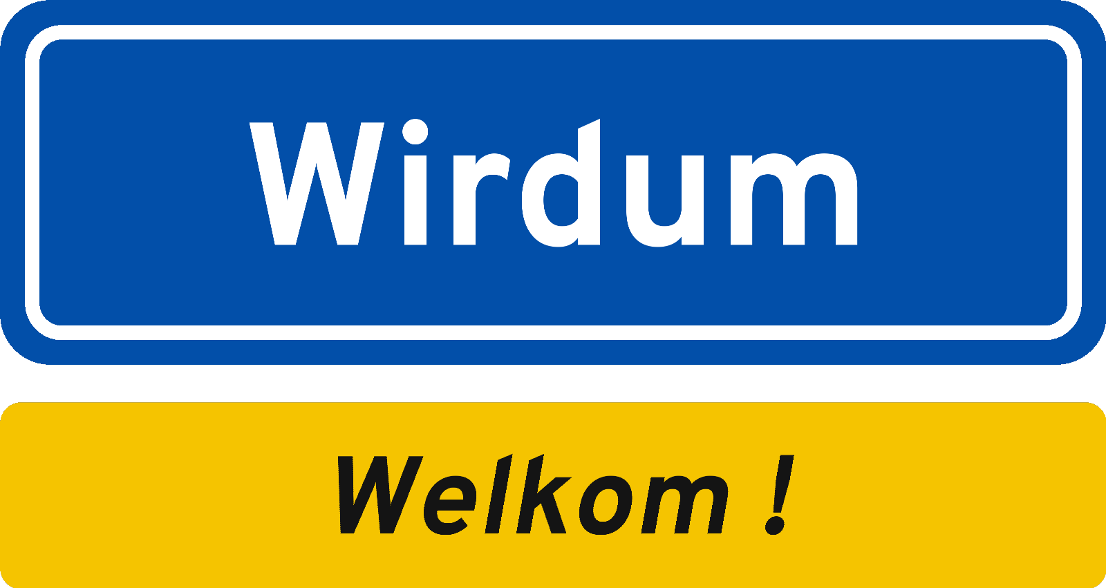 Welkomstbord Wirdum